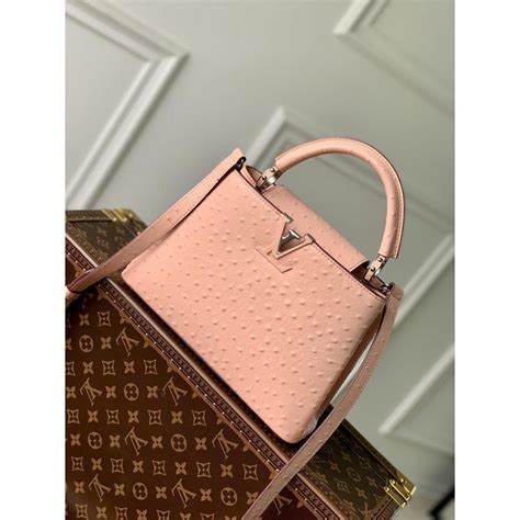 lv capucines ostrich price|capucines bb handbags.